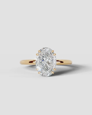 Marquise Solitaire With Tulip Prongs Lab Grown Diamond Engagement Ring