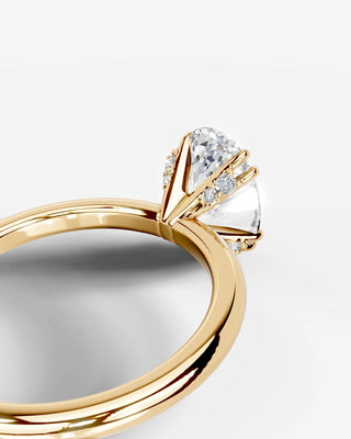 Marquise Solitaire With Tulip Prongs Lab Grown Diamond Engagement Ring