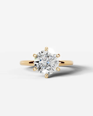Marquise Solitaire With Tulip Prongs Lab Grown Diamond Engagement Ring