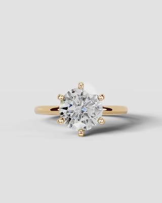 Marquise Solitaire With Tulip Prongs Lab Grown Diamond Engagement Ring
