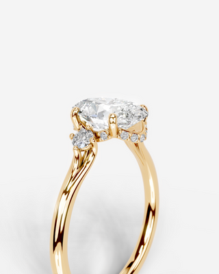 Marquise Solitaire With Tulip Prongs Lab Grown Diamond Engagement Ring