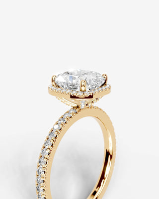 Marquise Solitaire With Tulip Prongs Lab Grown Diamond Engagement Ring