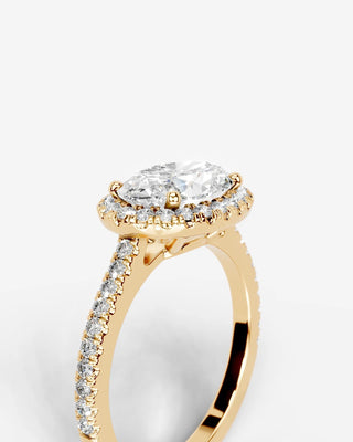 Marquise Solitaire With Tulip Prongs Lab Grown Diamond Engagement Ring