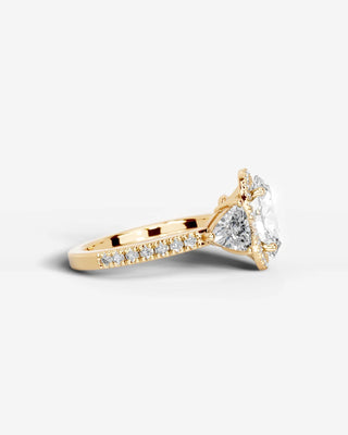 Marquise Solitaire With Tulip Prongs Lab Grown Diamond Engagement Ring