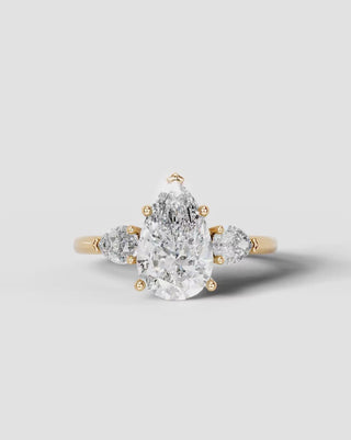 Marquise Solitaire With Tulip Prongs Lab Grown Diamond Engagement Ring