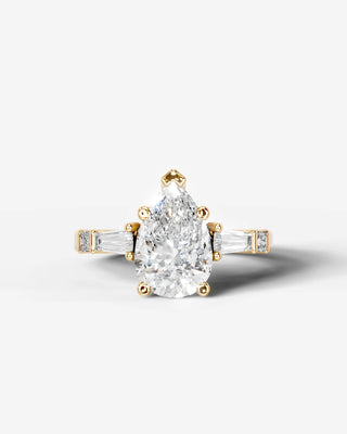 Marquise Solitaire With Tulip Prongs Lab Grown Diamond Engagement Ring