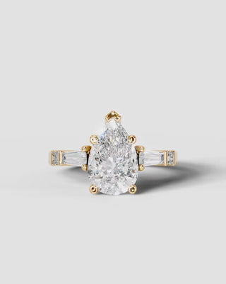 Marquise Solitaire With Tulip Prongs Lab Grown Diamond Engagement Ring
