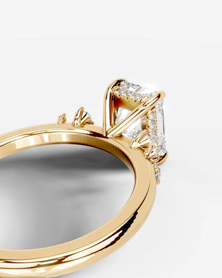 Marquise Solitaire With Tulip Prongs Lab Grown Diamond Engagement Ring