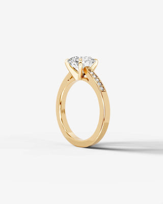 Marquise Solitaire With Tulip Prongs Lab Grown Diamond Engagement Ring
