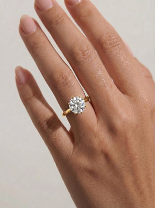 Marquise Solitaire With Tulip Prongs Lab Grown Diamond Engagement Ring