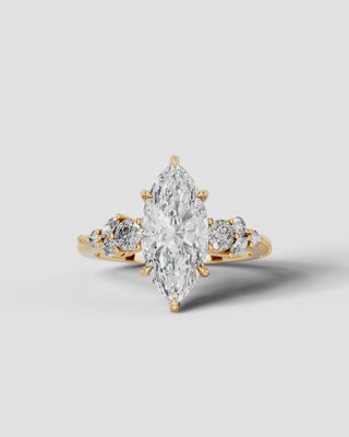 Marquise Solitaire With Tulip Prongs Lab Grown Diamond Engagement Ring