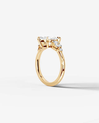 Marquise Solitaire With Tulip Prongs Lab Grown Diamond Engagement Ring