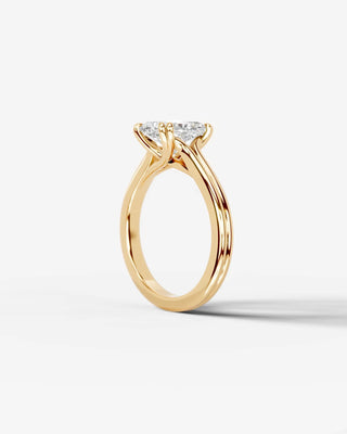 Marquise Solitaire With Tulip Prongs Lab Grown Diamond Engagement Ring