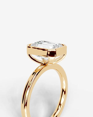 Marquise Solitaire With Tulip Prongs Lab Grown Diamond Engagement Ring