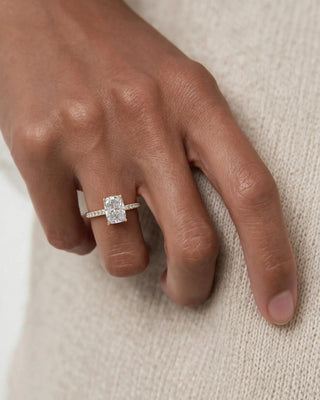 Marquise Solitaire With Tulip Prongs Lab Grown Diamond Engagement Ring