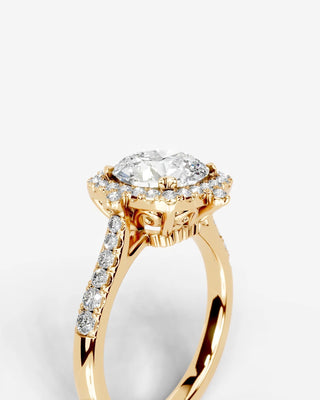 Marquise Solitaire With Tulip Prongs Lab Grown Diamond Engagement Ring
