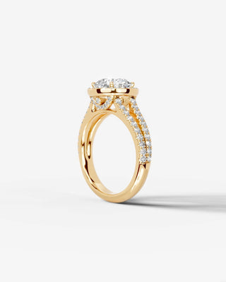 Marquise Solitaire With Tulip Prongs Lab Grown Diamond Engagement Ring