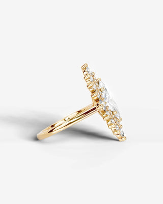 Marquise Solitaire With Tulip Prongs Lab Grown Diamond Engagement Ring