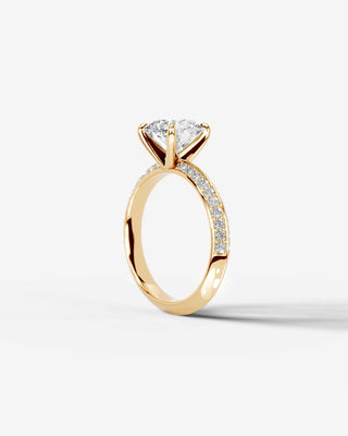 Marquise Solitaire With Tulip Prongs Lab Grown Diamond Engagement Ring