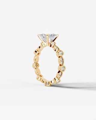 Marquise Solitaire With Tulip Prongs Lab Grown Diamond Engagement Ring