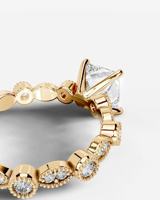 Marquise Solitaire With Tulip Prongs Lab Grown Diamond Engagement Ring