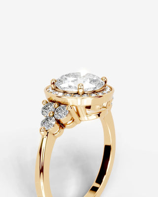 Marquise Solitaire With Tulip Prongs Lab Grown Diamond Engagement Ring