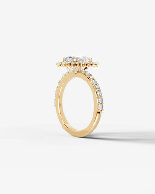 Marquise Solitaire With Tulip Prongs Lab Grown Diamond Engagement Ring