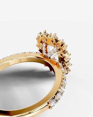 Marquise Solitaire With Tulip Prongs Lab Grown Diamond Engagement Ring