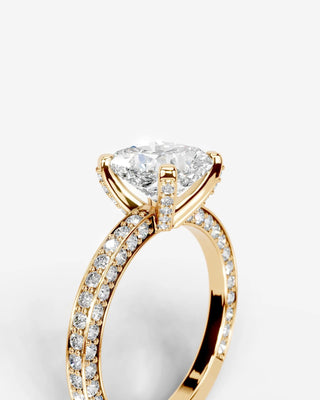 Marquise Solitaire With Tulip Prongs Lab Grown Diamond Engagement Ring