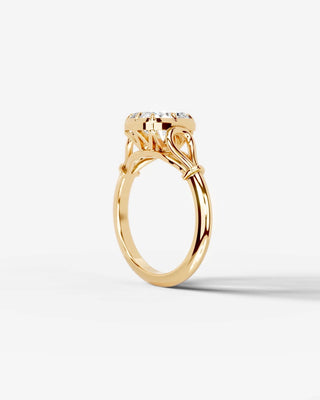 Marquise Solitaire With Tulip Prongs Lab Grown Diamond Engagement Ring