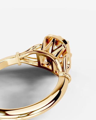 Marquise Solitaire With Tulip Prongs Lab Grown Diamond Engagement Ring