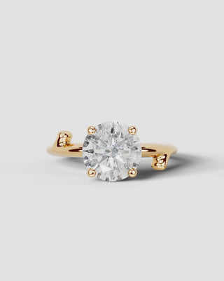 Marquise Solitaire With Tulip Prongs Lab Grown Diamond Engagement Ring