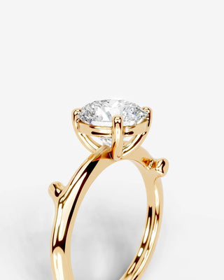 Marquise Solitaire With Tulip Prongs Lab Grown Diamond Engagement Ring