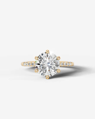 Marquise Solitaire With Tulip Prongs Lab Grown Diamond Engagement Ring