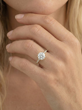 Marquise Solitaire With Tulip Prongs Lab Grown Diamond Engagement Ring