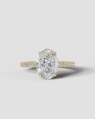 Marquise Solitaire With Tulip Prongs Lab Grown Diamond Engagement Ring