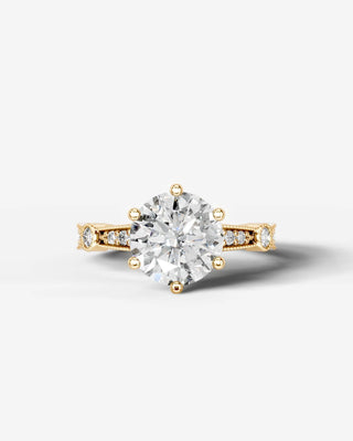 Marquise Solitaire With Tulip Prongs Lab Grown Diamond Engagement Ring