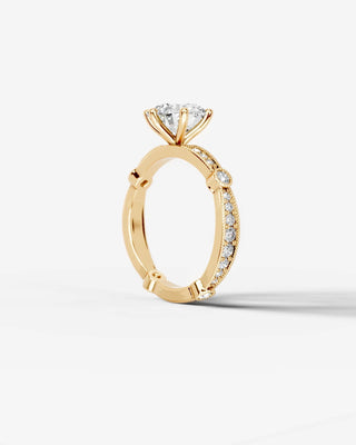 Marquise Solitaire With Tulip Prongs Lab Grown Diamond Engagement Ring