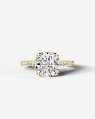 Marquise Solitaire With Tulip Prongs Lab Grown Diamond Engagement Ring