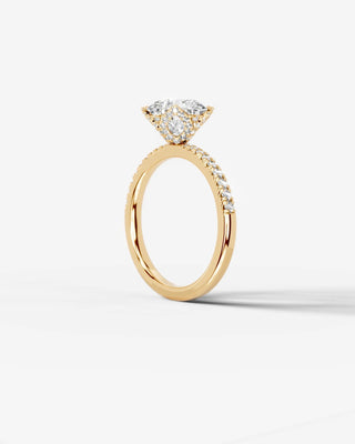 Marquise Solitaire With Tulip Prongs Lab Grown Diamond Engagement Ring