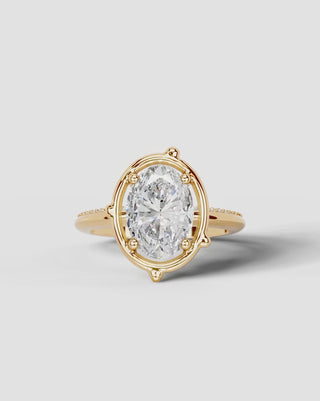 Marquise Solitaire With Tulip Prongs Lab Grown Diamond Engagement Ring