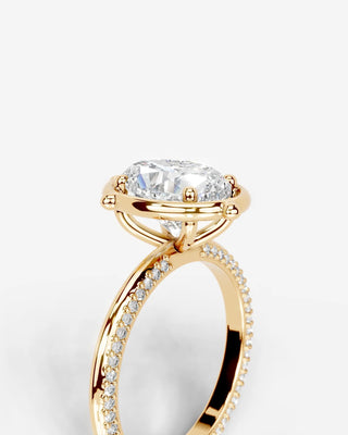 Marquise Solitaire With Tulip Prongs Lab Grown Diamond Engagement Ring