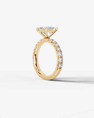 Marquise Solitaire With Tulip Prongs Lab Grown Diamond Engagement Ring