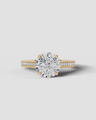 Marquise Solitaire With Tulip Prongs Lab Grown Diamond Engagement Ring