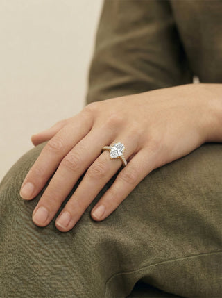 Marquise Solitaire With Tulip Prongs Lab Grown Diamond Engagement Ring