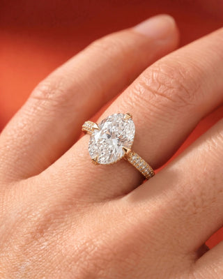 Marquise Solitaire With Tulip Prongs Lab Grown Diamond Engagement Ring