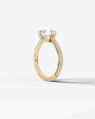 Marquise Solitaire With Tulip Prongs Lab Grown Diamond Engagement Ring