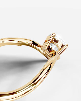 Marquise Solitaire With Tulip Prongs Lab Grown Diamond Engagement Ring