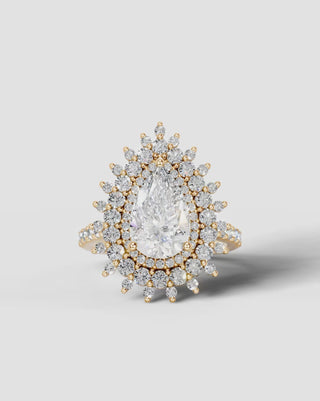 Marquise Solitaire With Tulip Prongs Lab Grown Diamond Engagement Ring