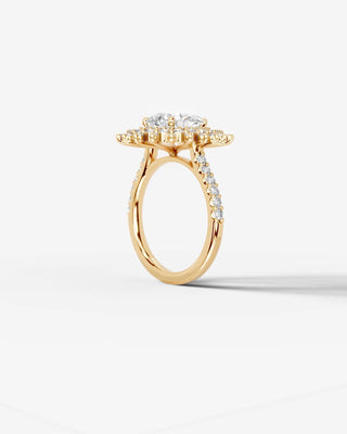 Marquise Solitaire With Tulip Prongs Lab Grown Diamond Engagement Ring